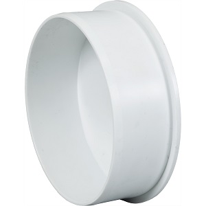 Заглушка бесшумная (белая)