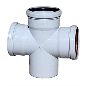 Крестовина бесшумная (белая)